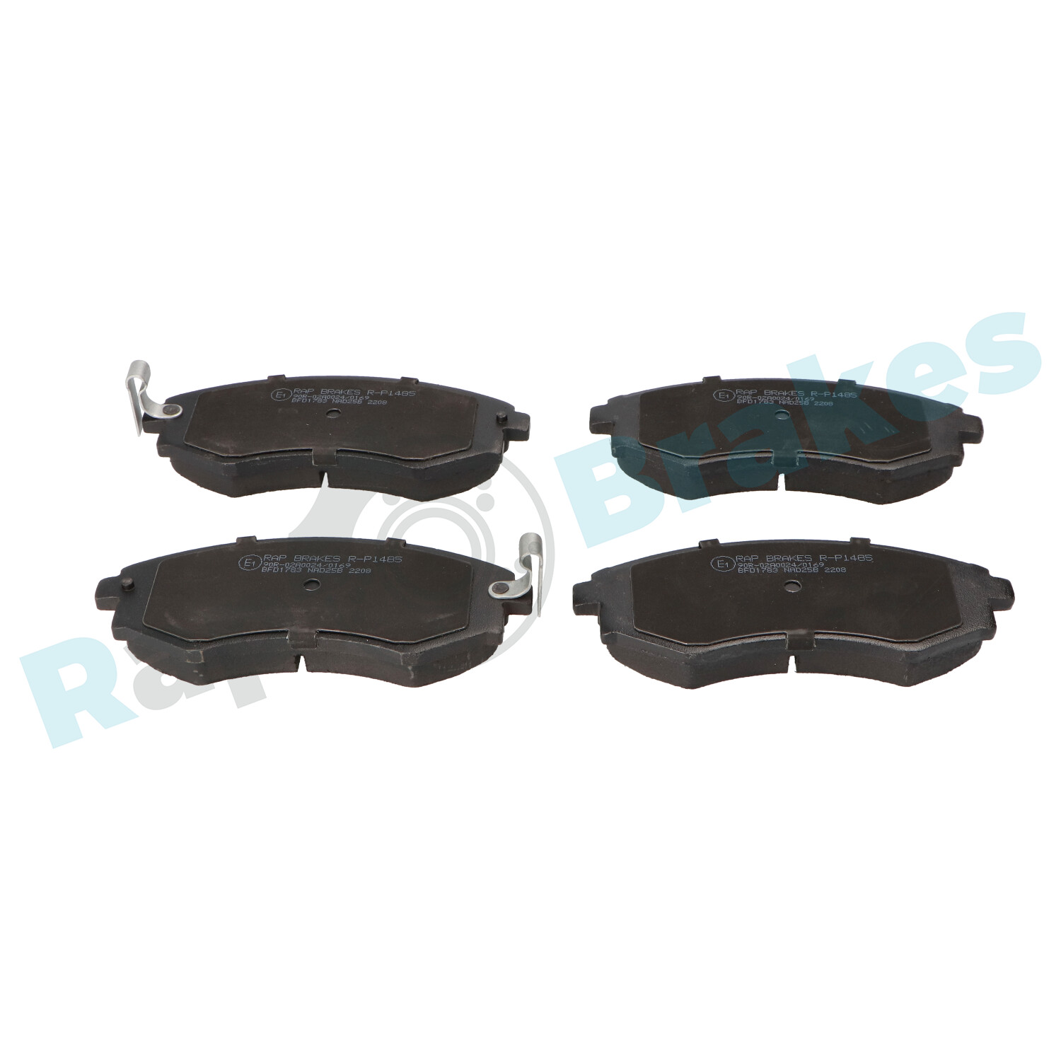 Brake Pad Set, disc brake - R-P1485 RAP BRAKES