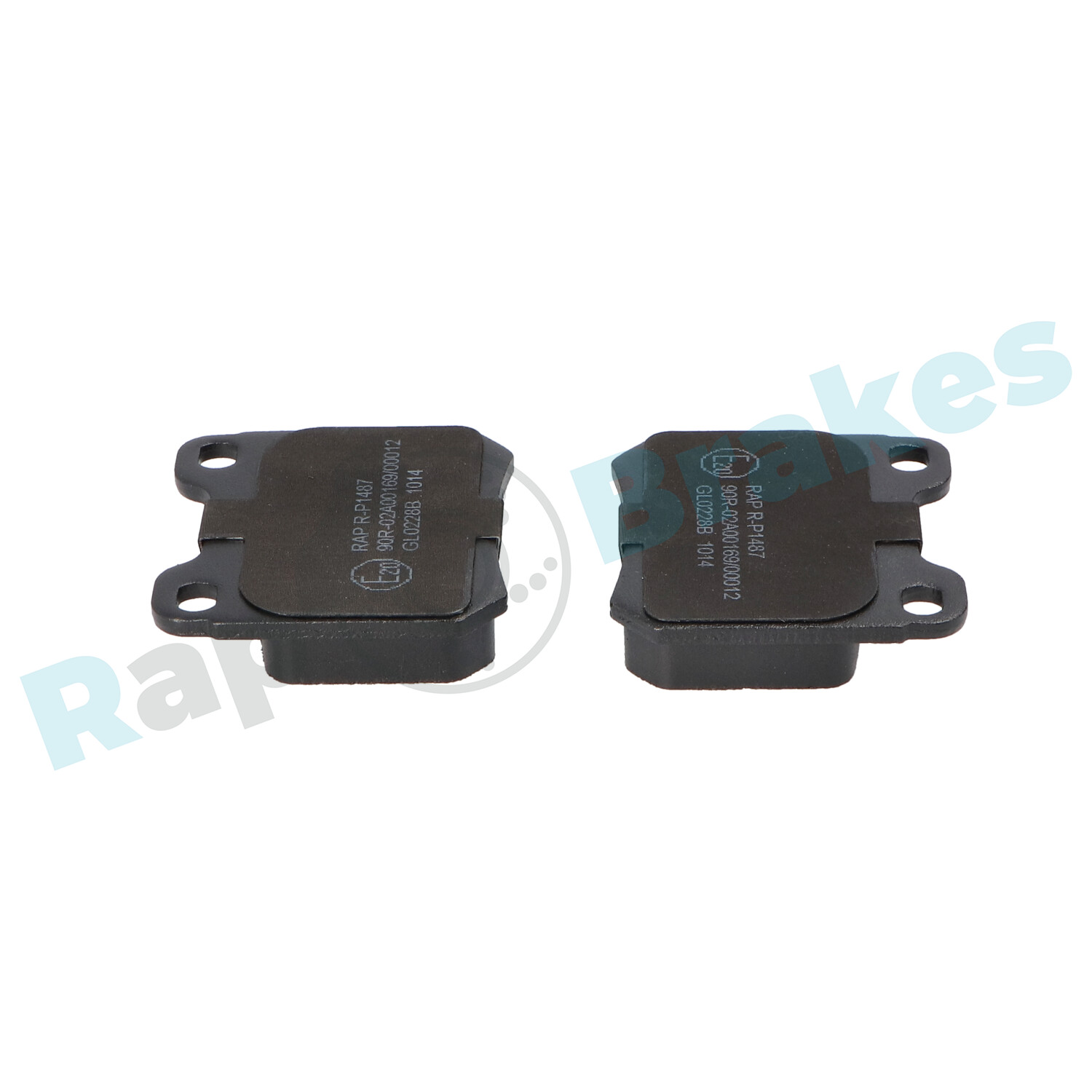 Комплект тормозных колодок, дисковый тормоз - R-P1487 RAP BRAKES