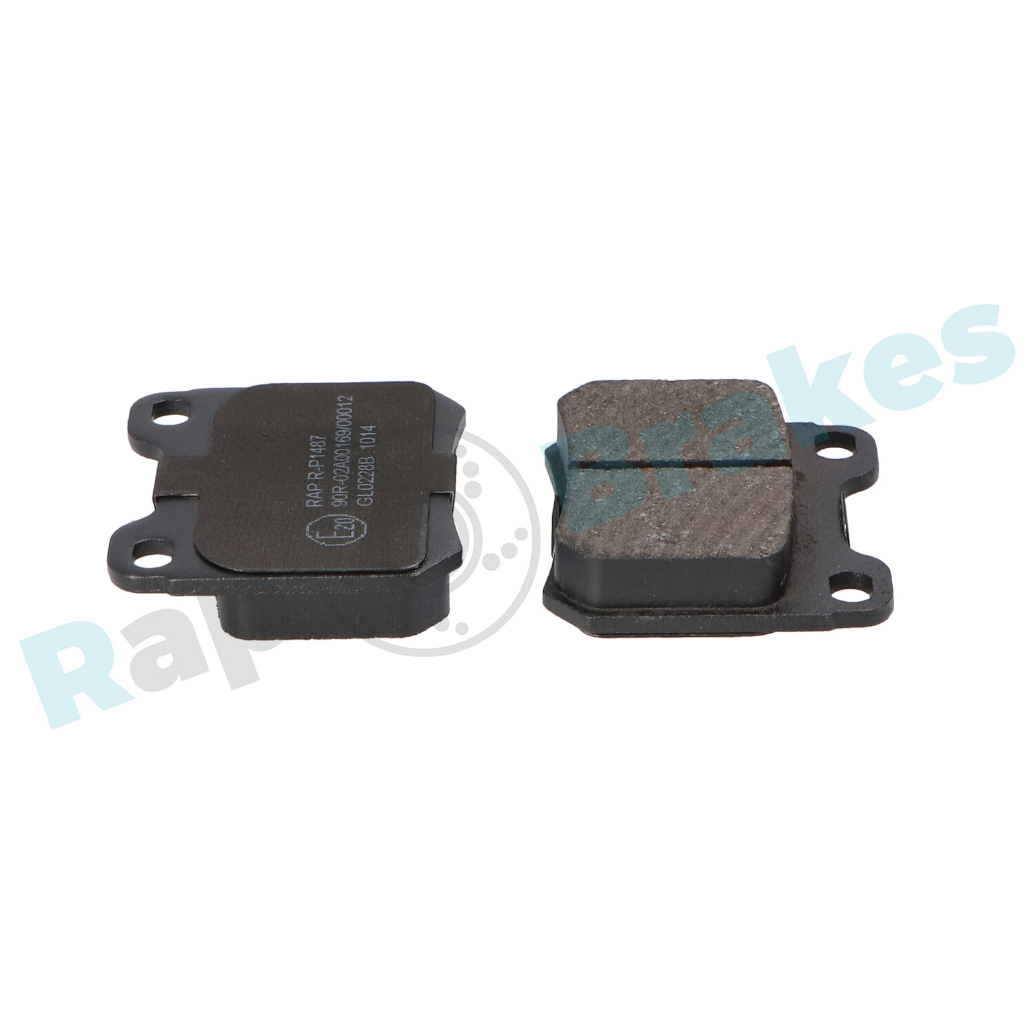 Комплект тормозных колодок, дисковый тормоз - R-P1487 RAP BRAKES