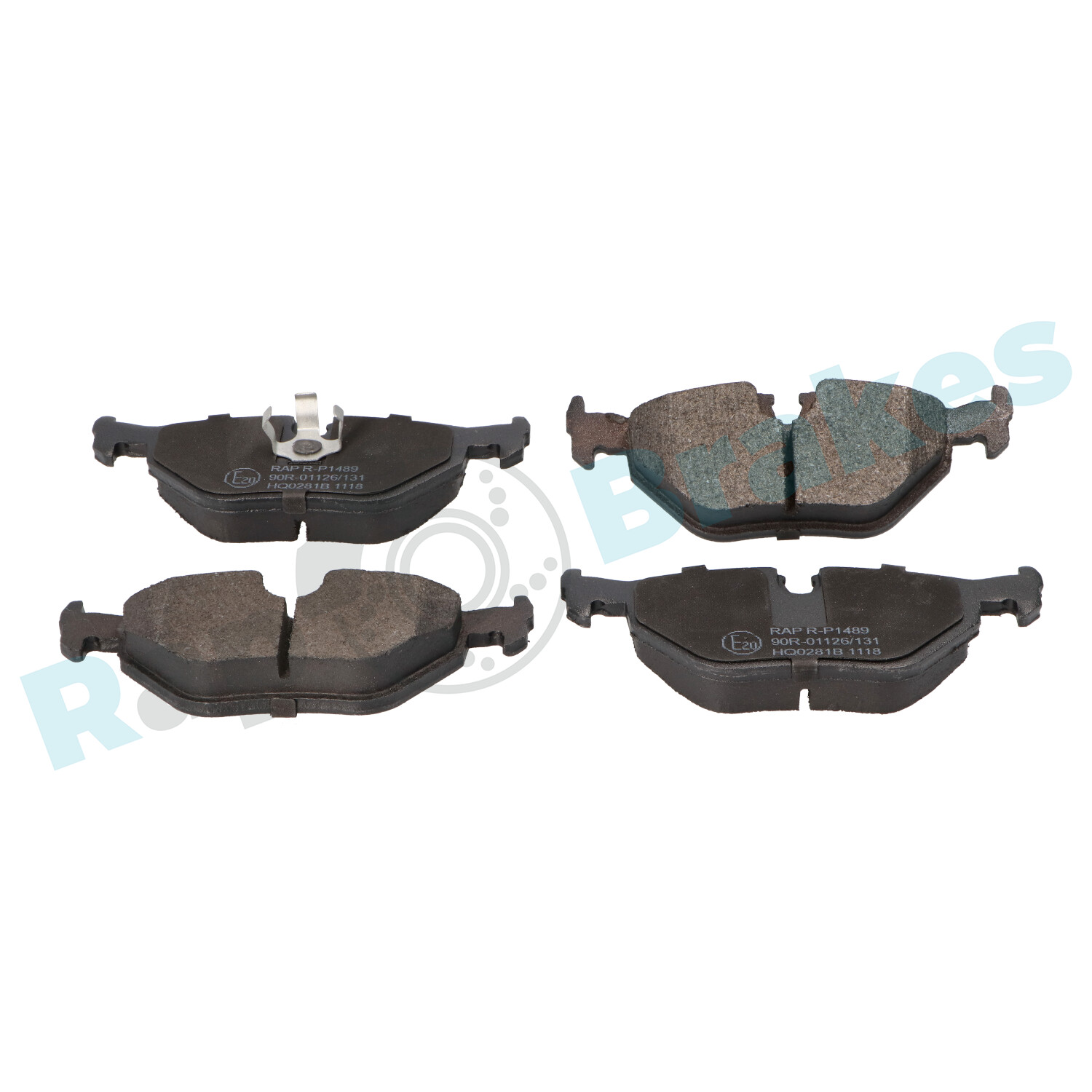 Комплект тормозных колодок, дисковый тормоз - R-P1489 RAP BRAKES