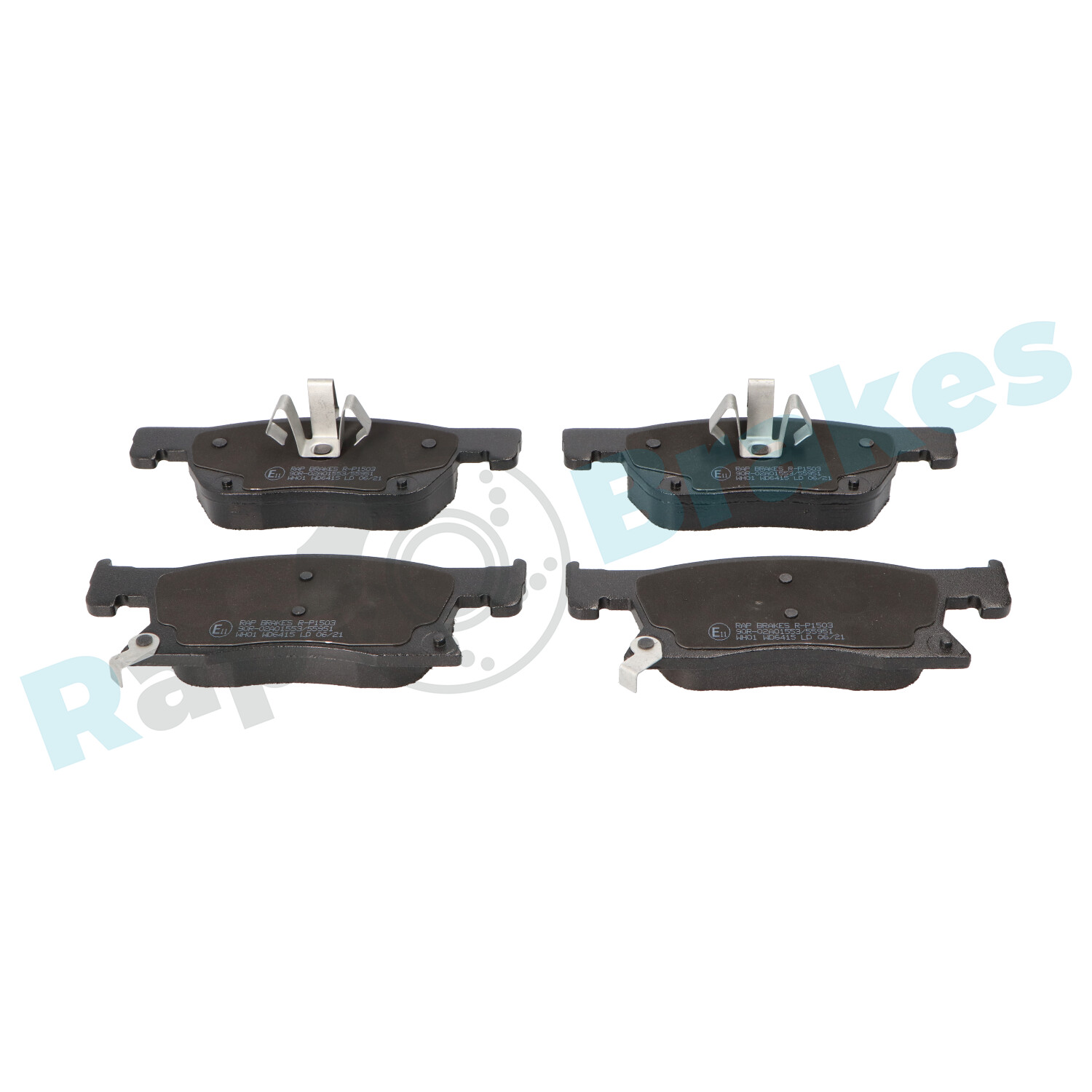 Brake Pad Set, disc brake - R-P1503 RAP BRAKES