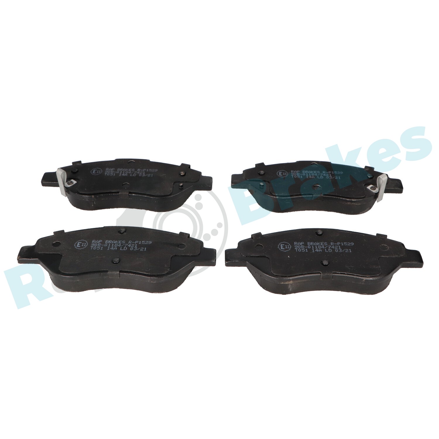 Brake Pad Set, disc brake - R-P1529 RAP BRAKES