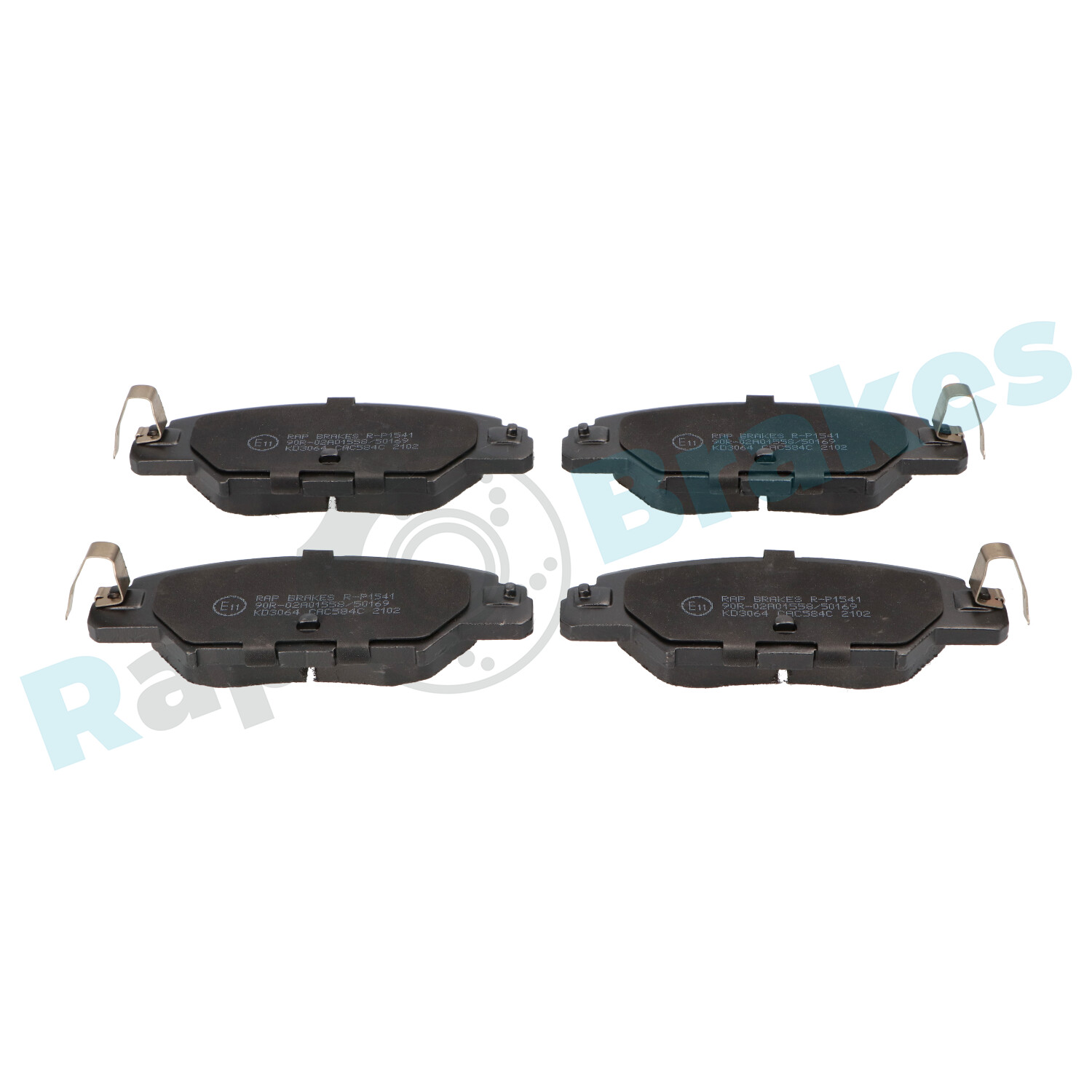 Brake Pad Set, disc brake - R-P1541 RAP BRAKES