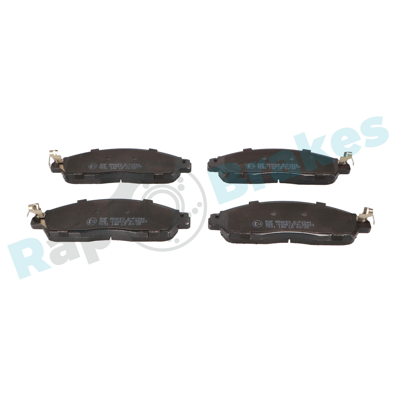 Brake Pad Set, disc brake - R-P1544 RAP BRAKES