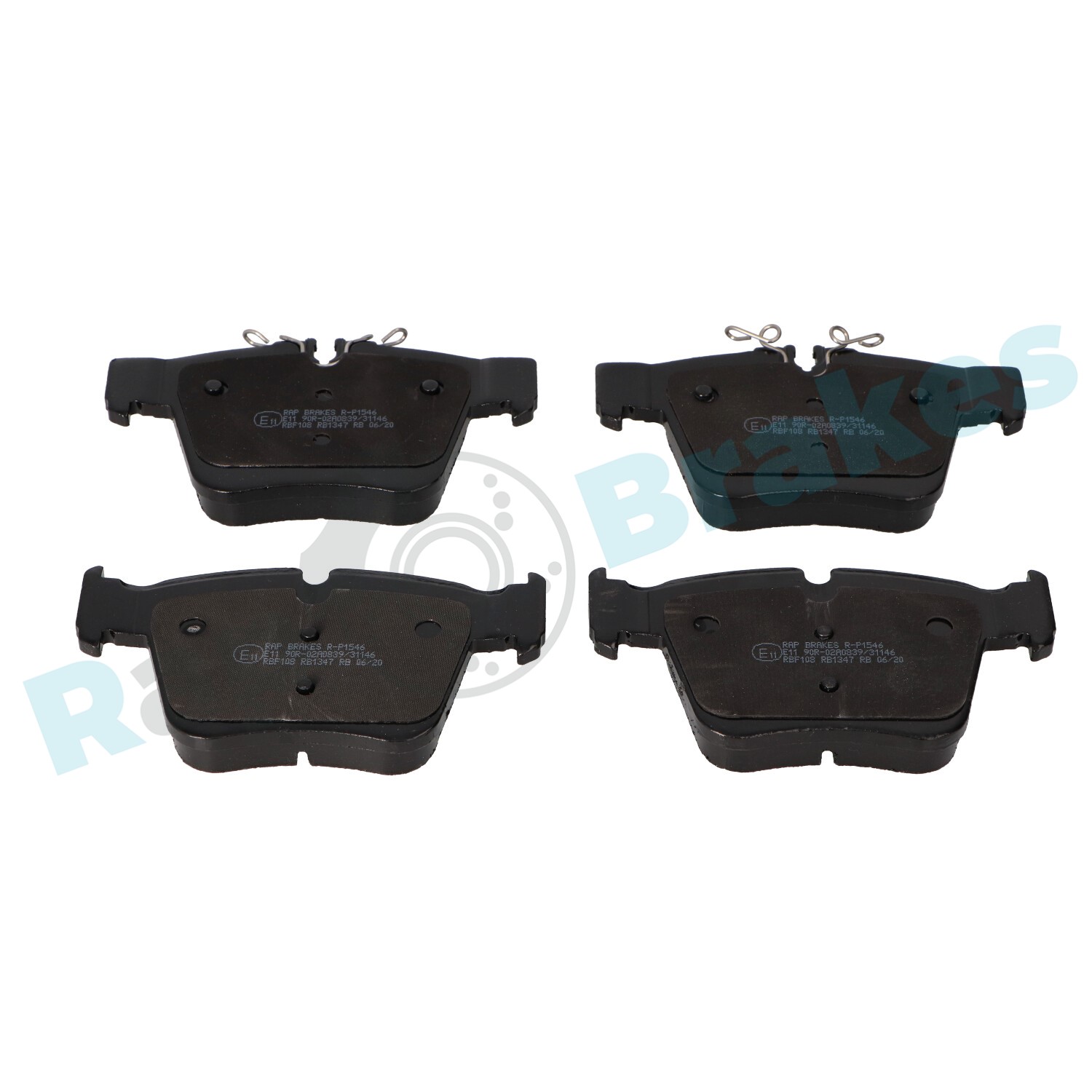 Brake Pad Set, disc brake - R-P1546 RAP BRAKES