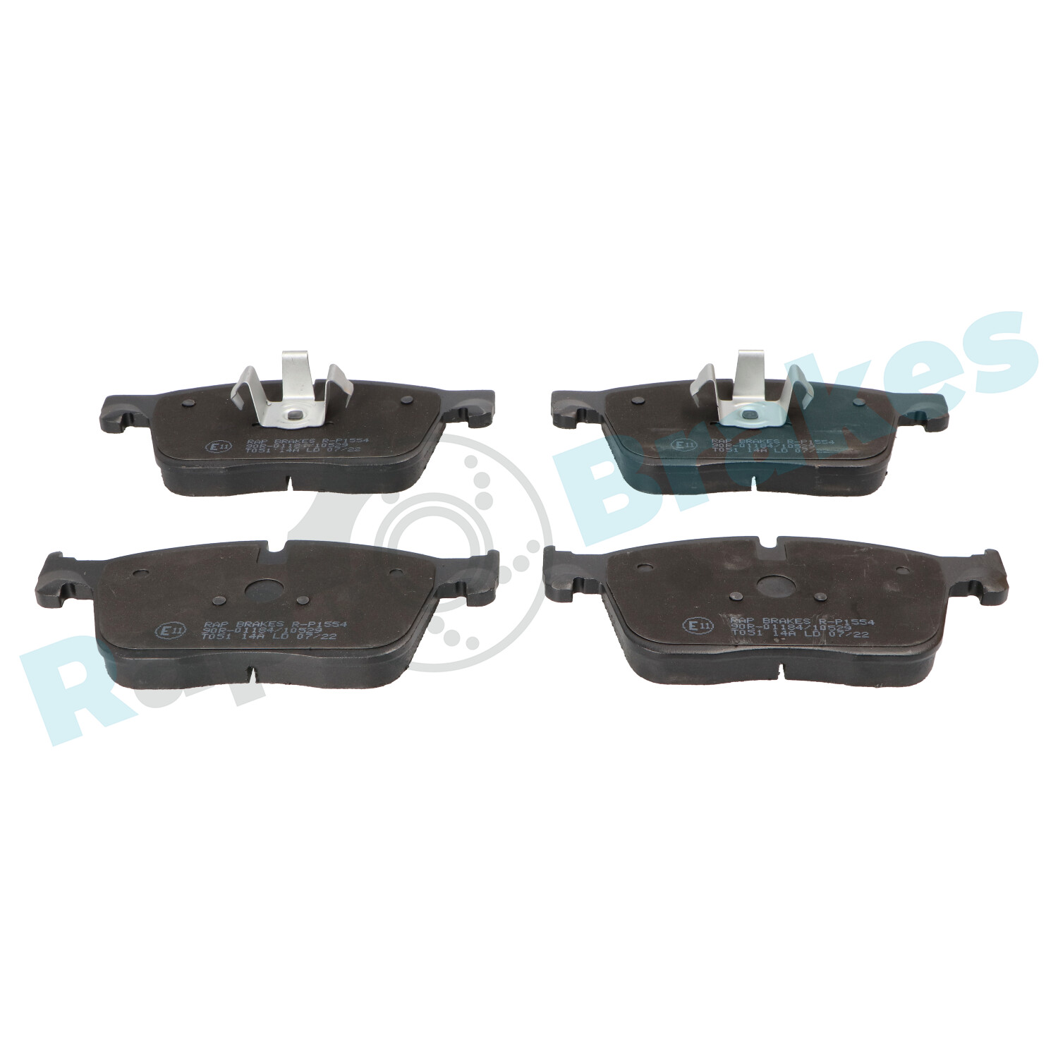Kit pastiglie freno, Freno a disco - R-P1554 RAP BRAKES