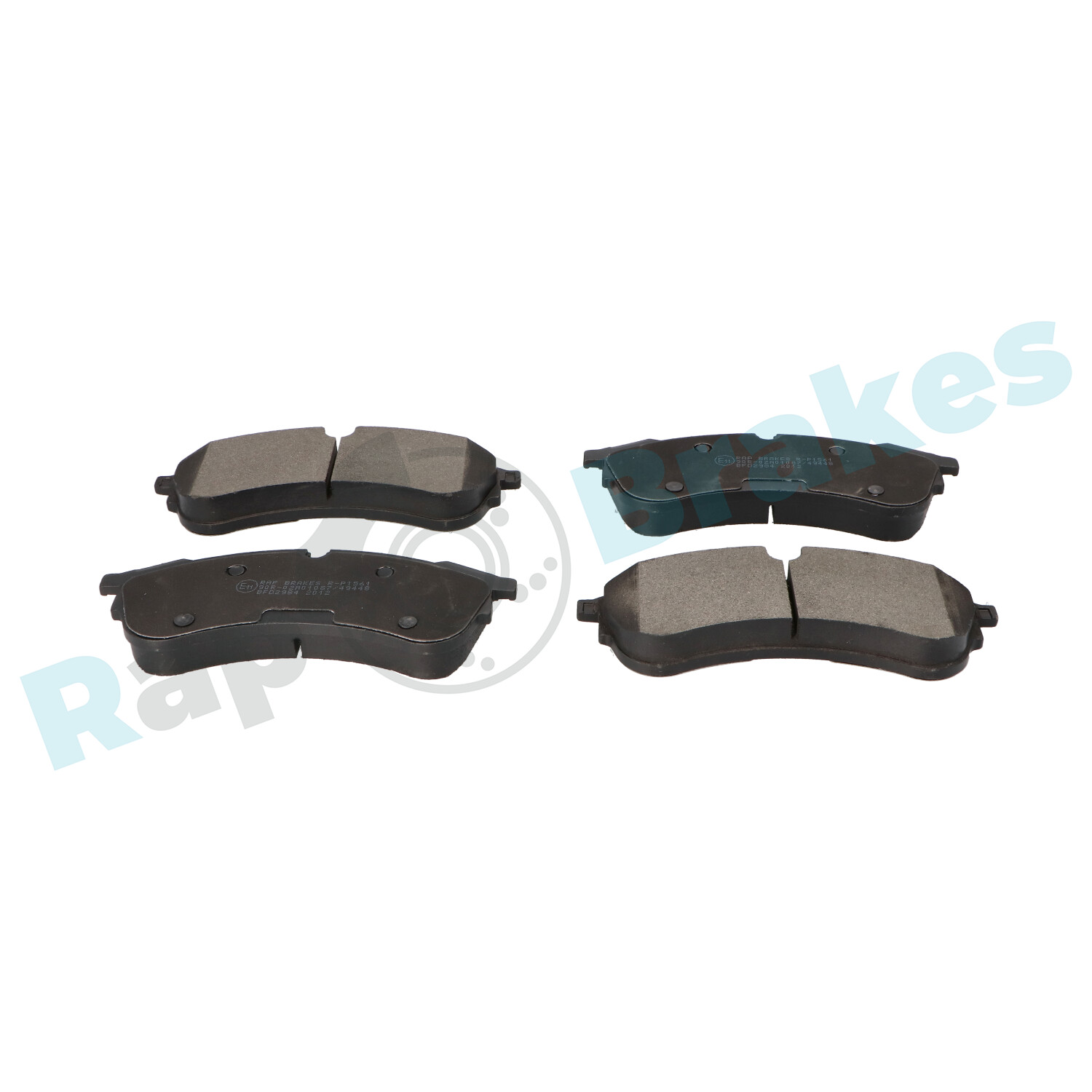Brake Pad Set, disc brake - R-P1561 RAP BRAKES