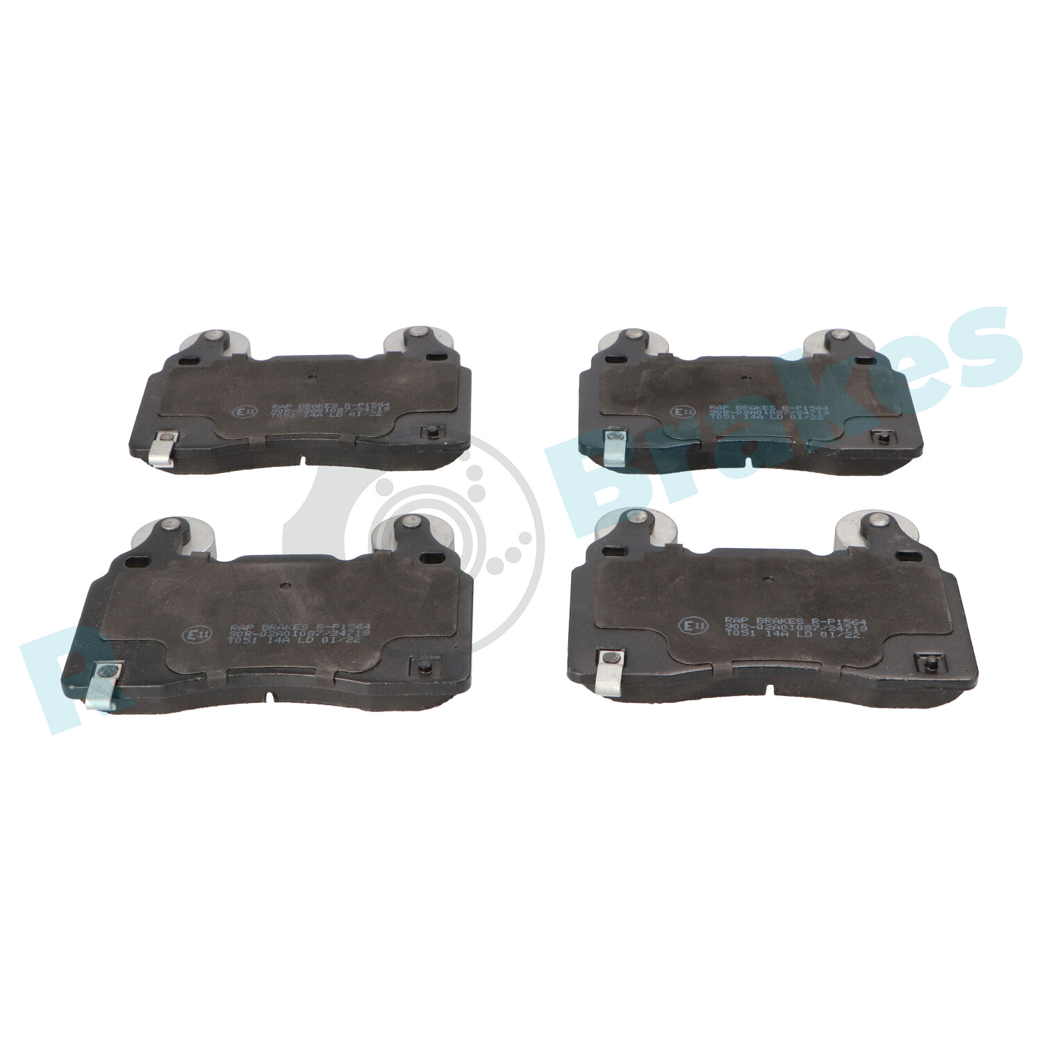 Kit pastiglie freno, Freno a disco - R-P1564 RAP BRAKES