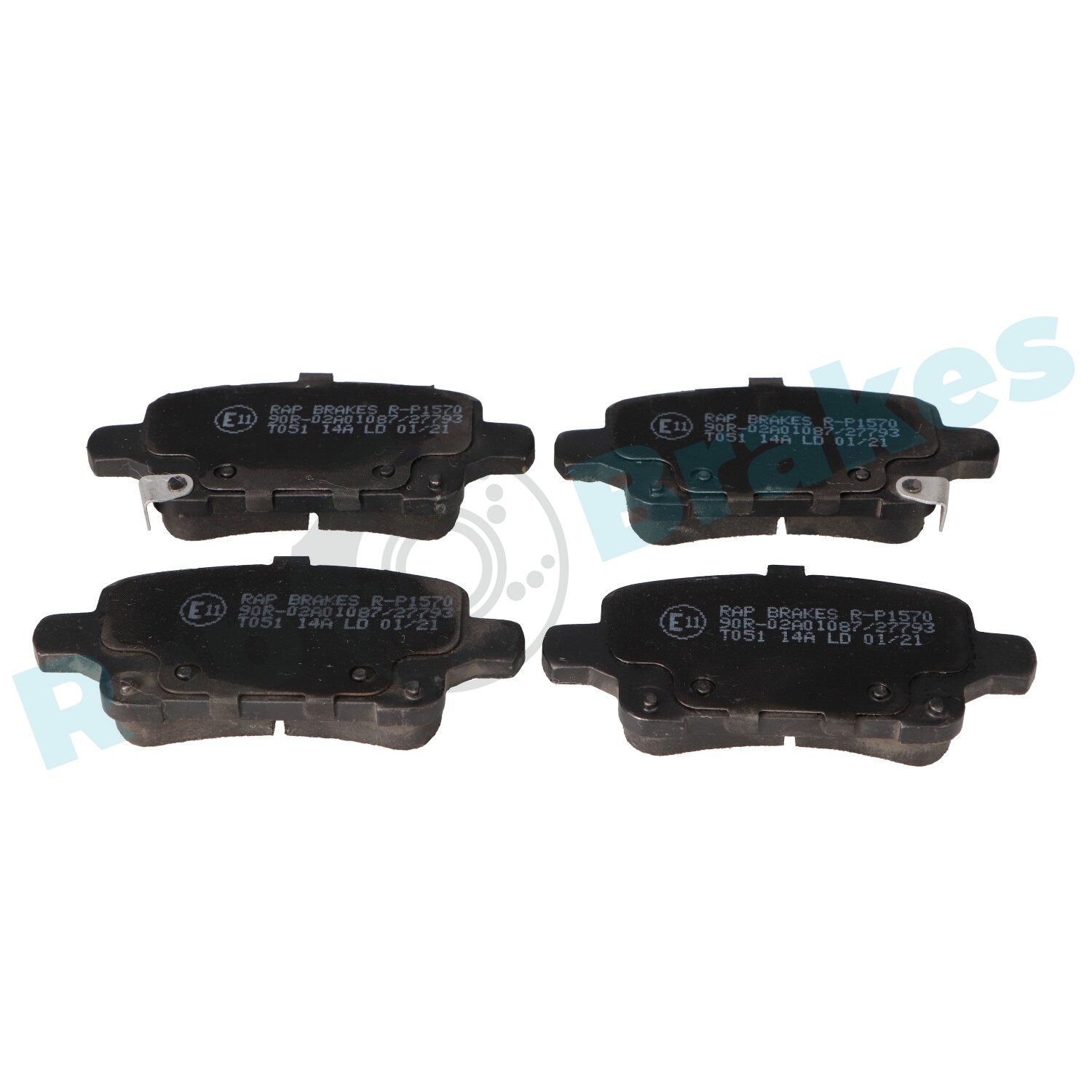 Brake Pad Set, disc brake - R-P1570 RAP BRAKES