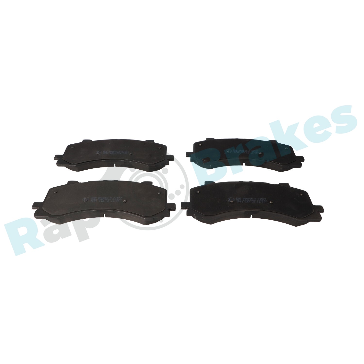 Brake Pad Set, disc brake - R-P1577 RAP BRAKES