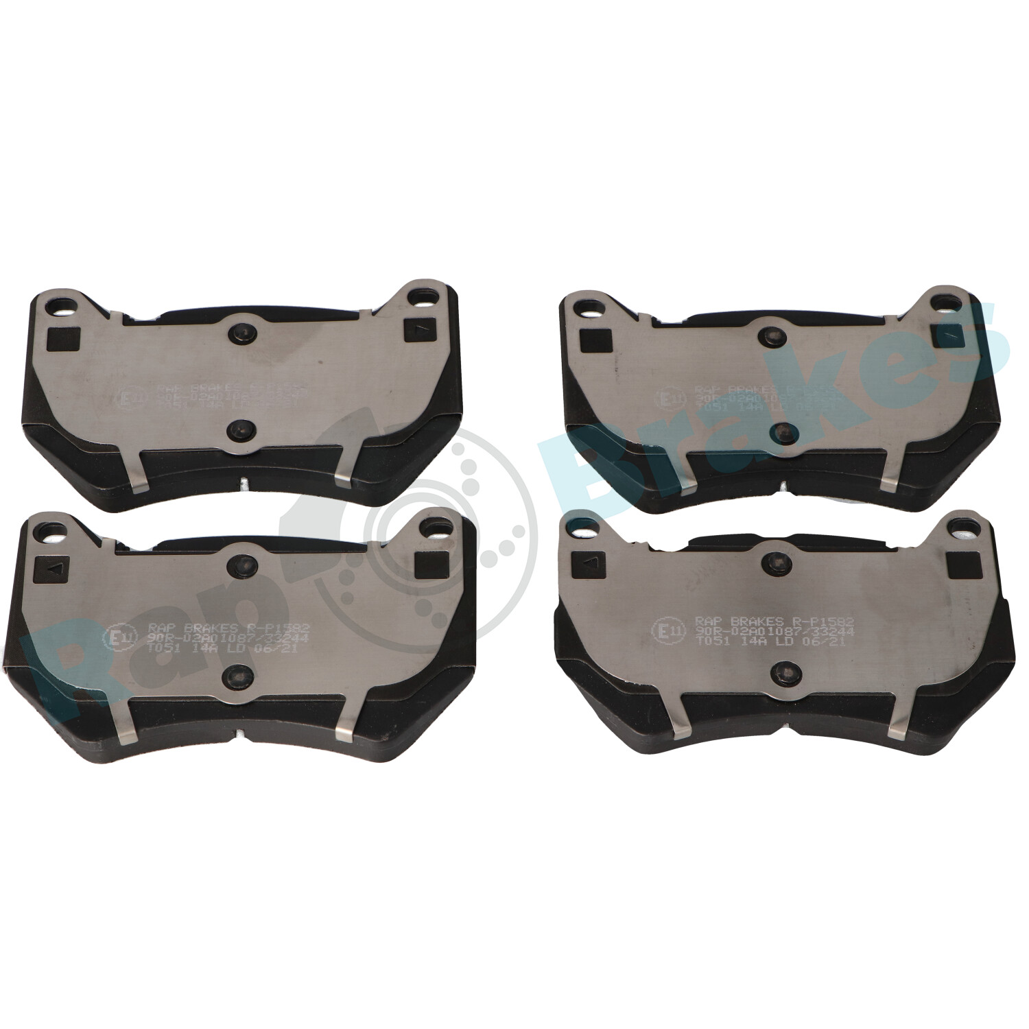 Kit pastiglie freno, Freno a disco - R-P1582 RAP BRAKES