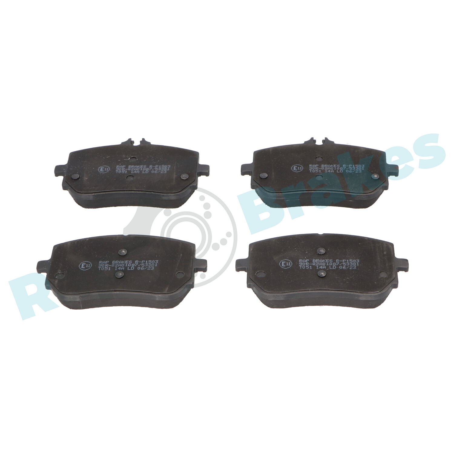 Kit pastiglie freno, Freno a disco - R-P1583 RAP BRAKES
