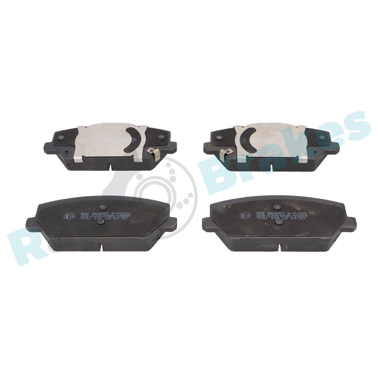 Brake Pad Set, disc brake - R-P1590 RAP BRAKES