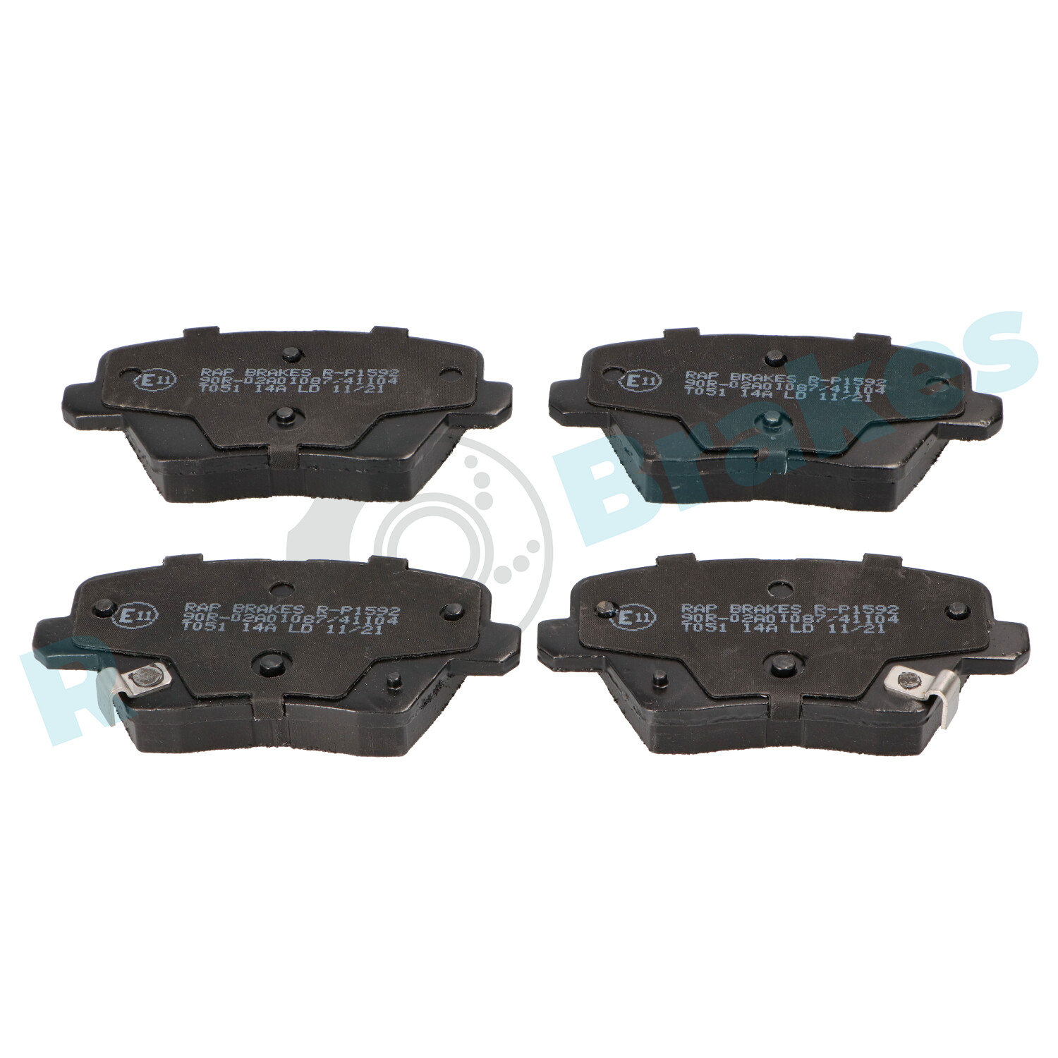 Kit pastiglie freno, Freno a disco - R-P1592 RAP BRAKES