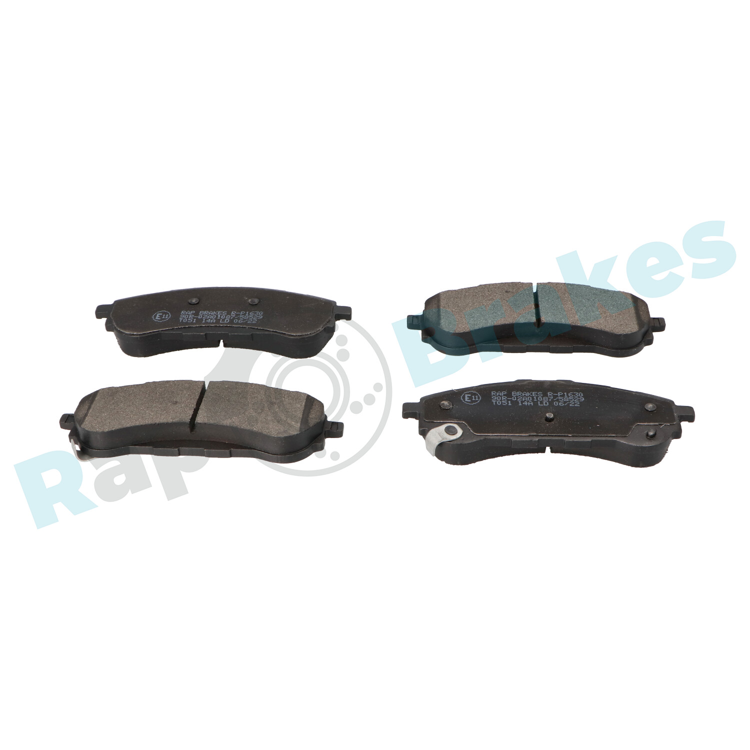 Brake Pad Set, disc brake - R-P1630 RAP BRAKES