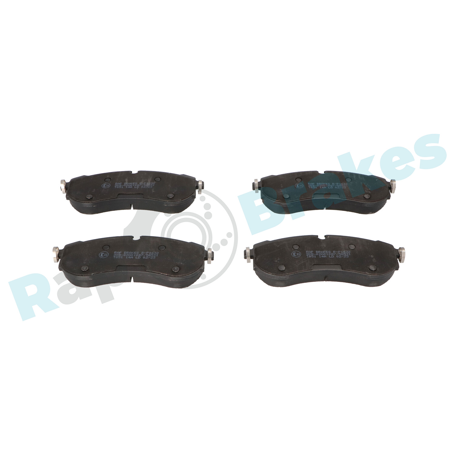 Brake Pad Set, disc brake - R-P1632 RAP BRAKES