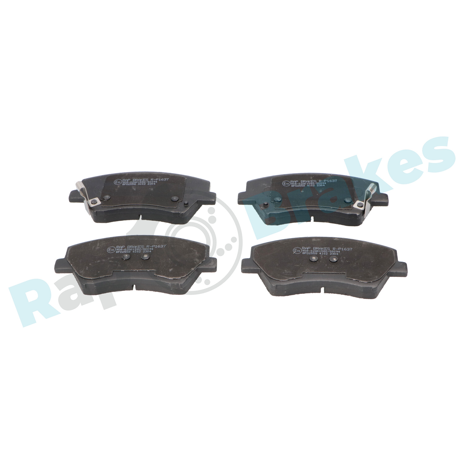 Brake Pad Set, disc brake - R-P1637 RAP BRAKES