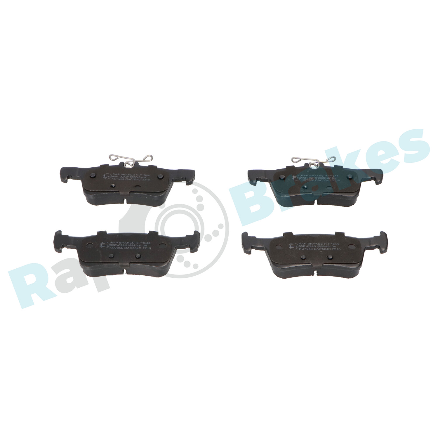 Brake Pad Set, disc brake - R-P1644 RAP BRAKES