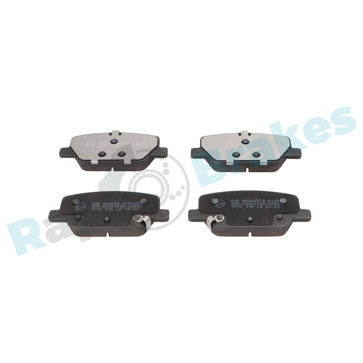 Brake Pad Set, disc brake - R-P1658 RAP BRAKES