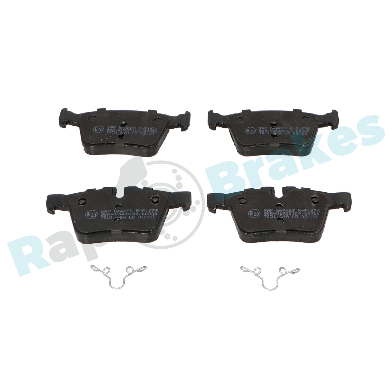 Brake Pad Set, disc brake - R-P1676 RAP BRAKES