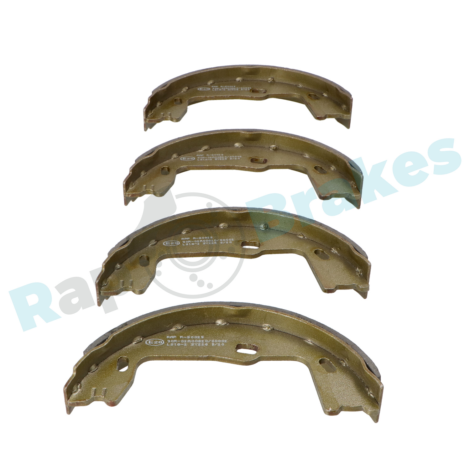 Brake Shoe Set, parking brake - R-S0025 RAP BRAKES