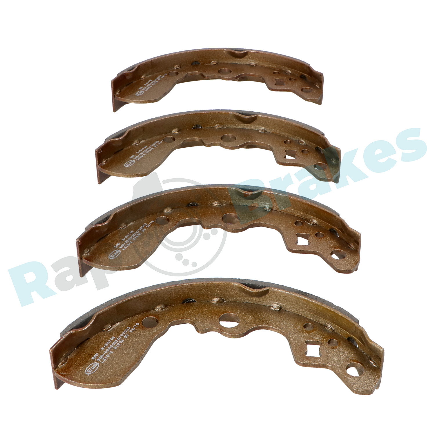Brake Shoe Set, parking brake - R-S0102 RAP BRAKES