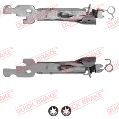 Adjuster Set, drum brake - 101 53 004 QUICK BRAKE