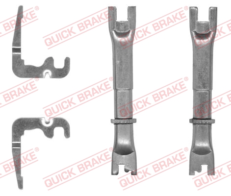 Adjuster Set, drum brake - 101 53 005 QUICK BRAKE
