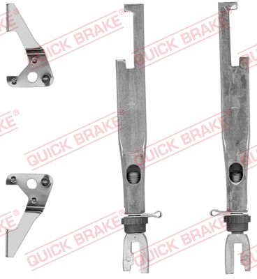 Adjuster Set, drum brake - 102 53 005 QUICK BRAKE