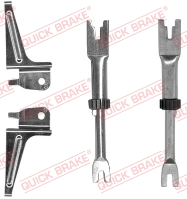 Adjuster Set, drum brake - 102 53 006 QUICK BRAKE