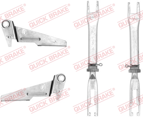 Adjuster Set, drum brake - 102 53 026 QUICK BRAKE