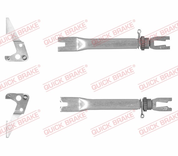 Adjuster Set, drum brake - 102 53 027 QUICK BRAKE
