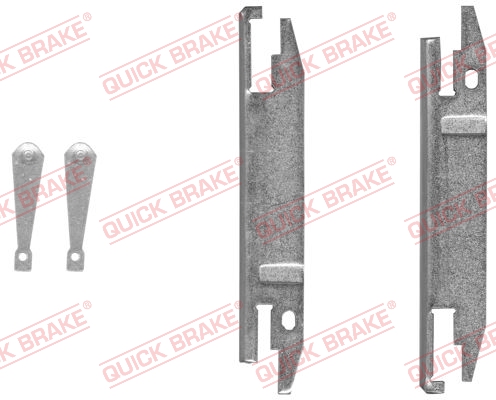 Adjuster Set, drum brake - 105 53 005 QUICK BRAKE