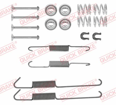 Accessory Kit, brake shoes - 105-0002 QUICK BRAKE