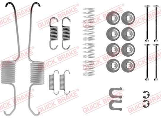 Комплектующие, тормозная колодка - 105-0003 QUICK BRAKE