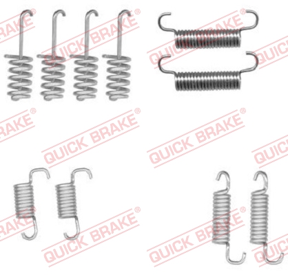 Accessory Kit, parking brake shoes - 105-0004 QUICK BRAKE