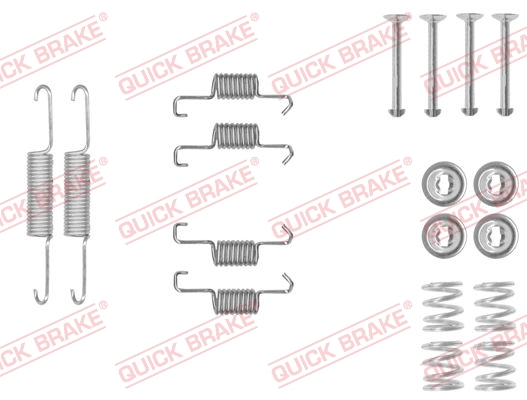 Accessory Kit, parking brake shoes - 105-0011 QUICK BRAKE