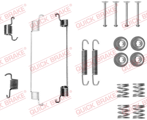 Zubehörsatz, Bremsbacken - 105-0014 QUICK BRAKE