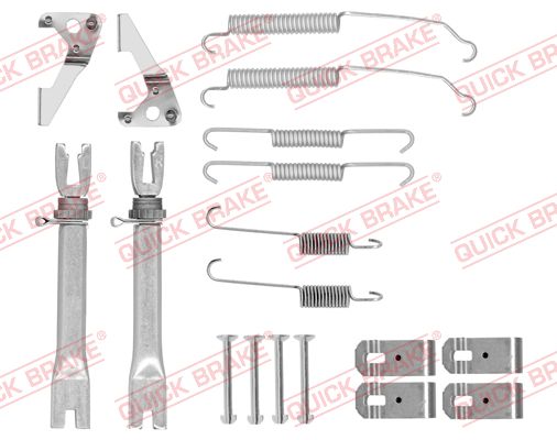 Zubehörsatz, Bremsbacken - 105-0015S QUICK BRAKE