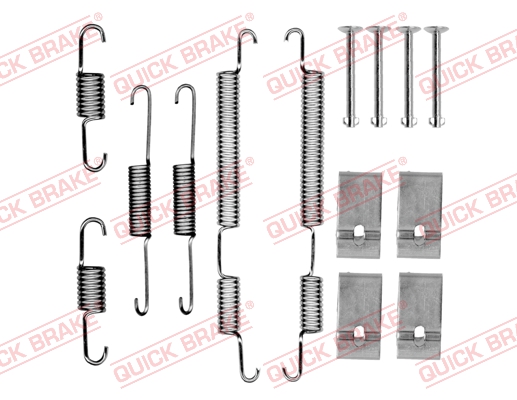 Kit accessori, Ganasce freno - 105-0017 QUICK BRAKE