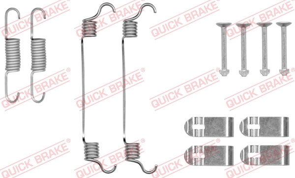 Accessory Kit, parking brake shoes - 105-0019 QUICK BRAKE