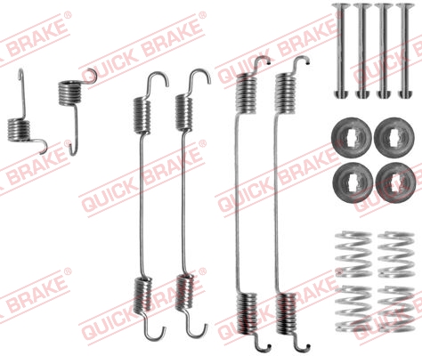 Accessory Kit, brake shoes - 105-0021 QUICK BRAKE
