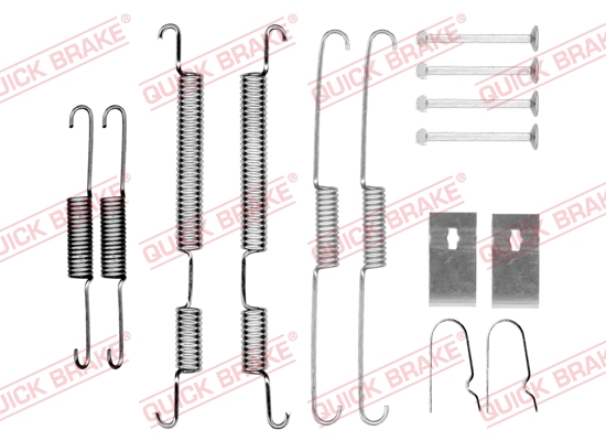 Комплектующие, тормозная колодка - 105-0024 QUICK BRAKE