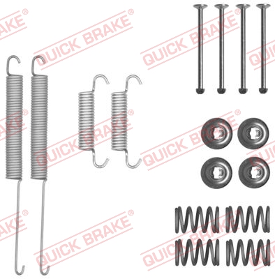 Zubehörsatz, Bremsbacken - 105-0026 QUICK BRAKE