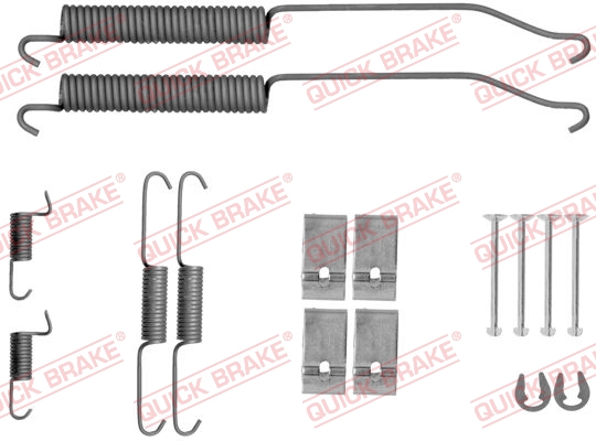 Accessory Kit, brake shoes - 105-0036 QUICK BRAKE