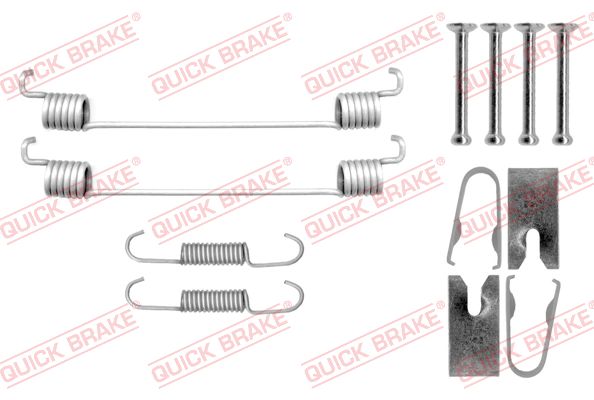 Accessory Kit, brake shoes - 105-0040 QUICK BRAKE