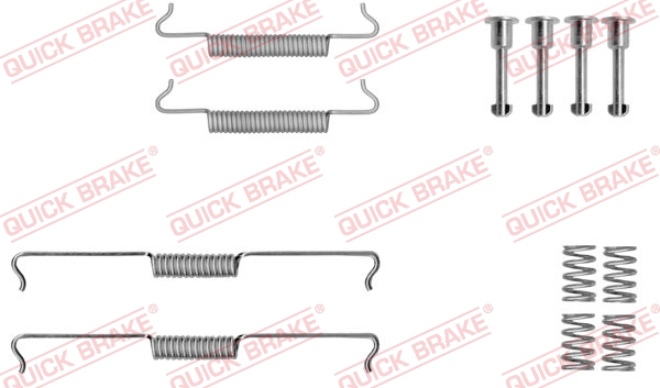 Accessory Kit, parking brake shoes - 105-0041 QUICK BRAKE
