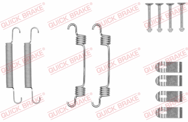 Accessory Kit, parking brake shoes - 105-0044 QUICK BRAKE