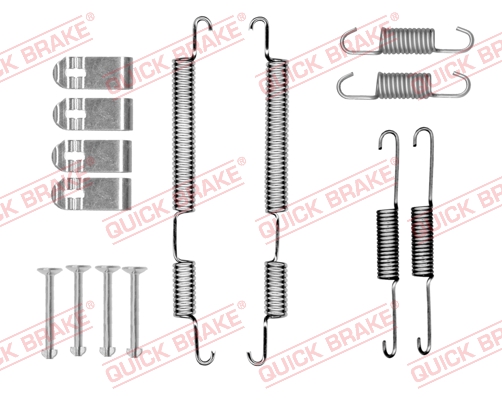 Комплектующие, тормозная колодка - 105-0045 QUICK BRAKE
