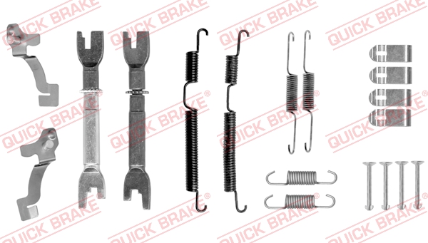 Комплектующие, тормозная колодка - 105-0045S QUICK BRAKE